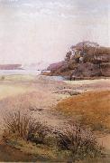 Julian Ashton View of Narth Head,Sydney Harbour 1888 china oil painting artist